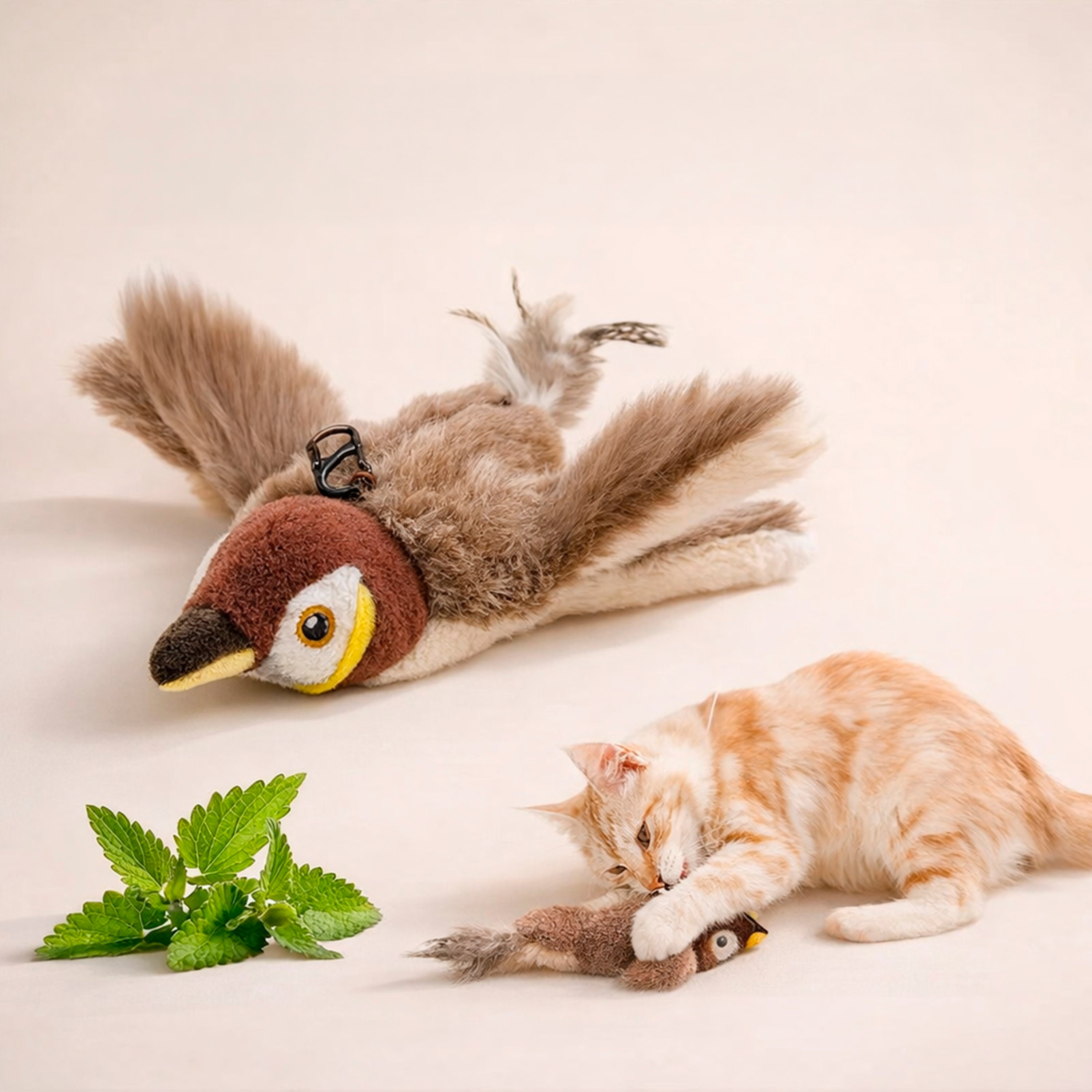 Pajaro Interactivo para Gatos