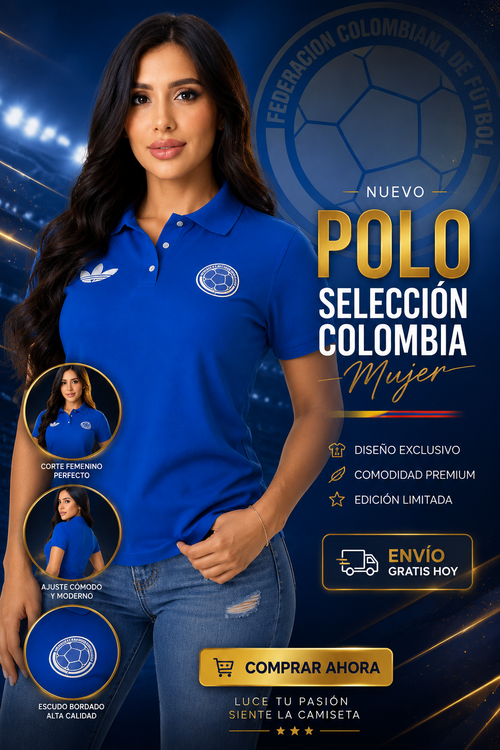 Polo Seleccion Colombia Dama