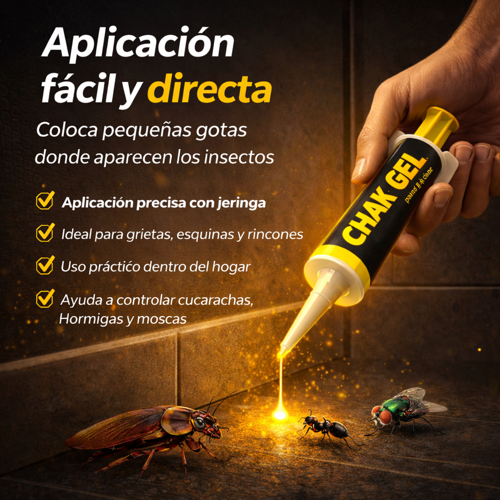 CHAK- GEL ELIMINA CUCARACHAS