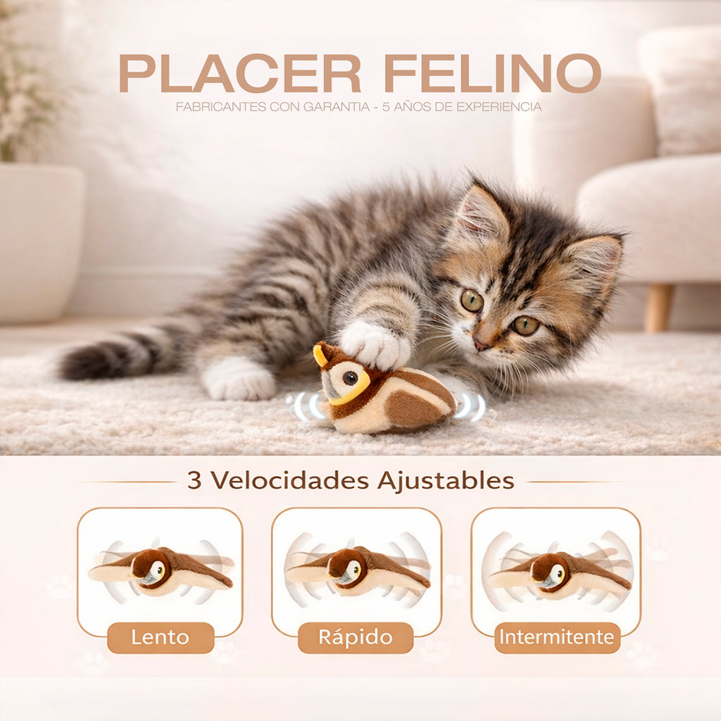 Pajaro Interactivo para Gatos