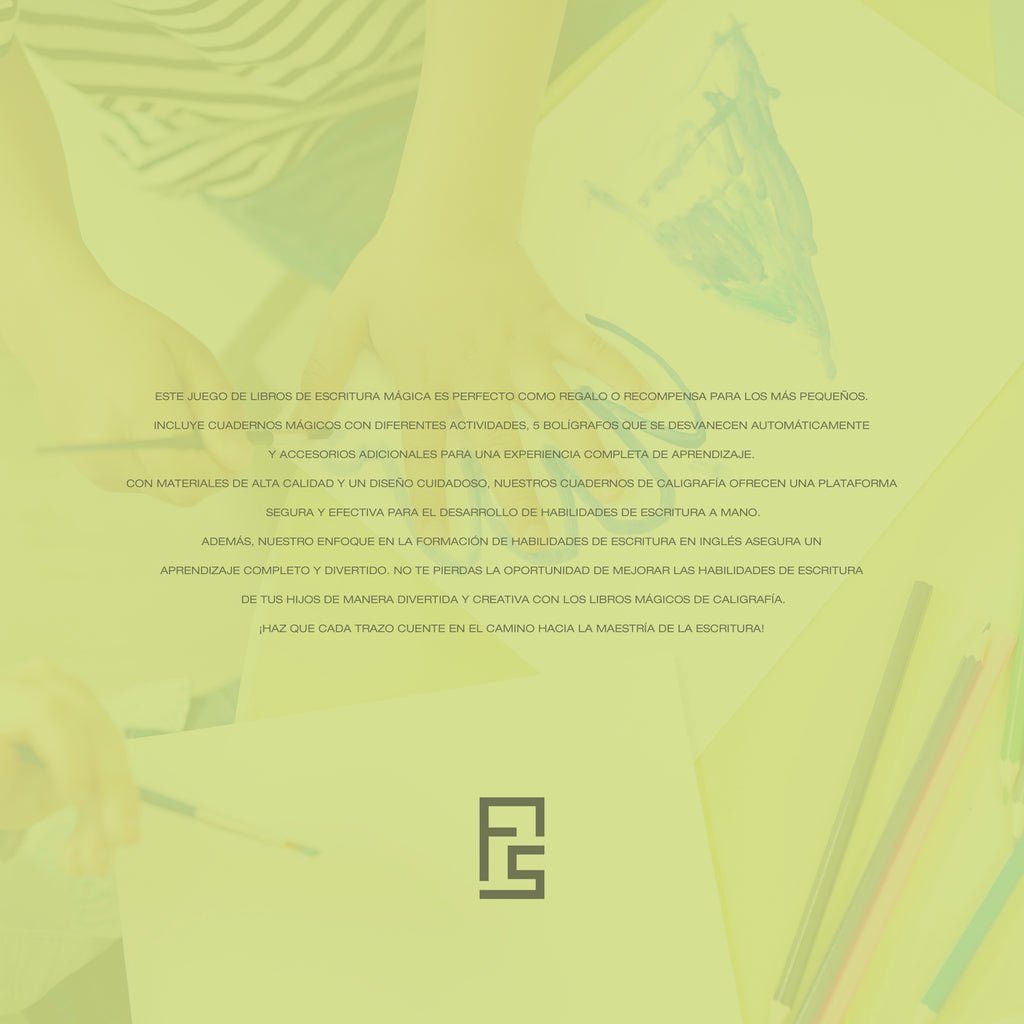 Kit Libros de caligrafia Montessori