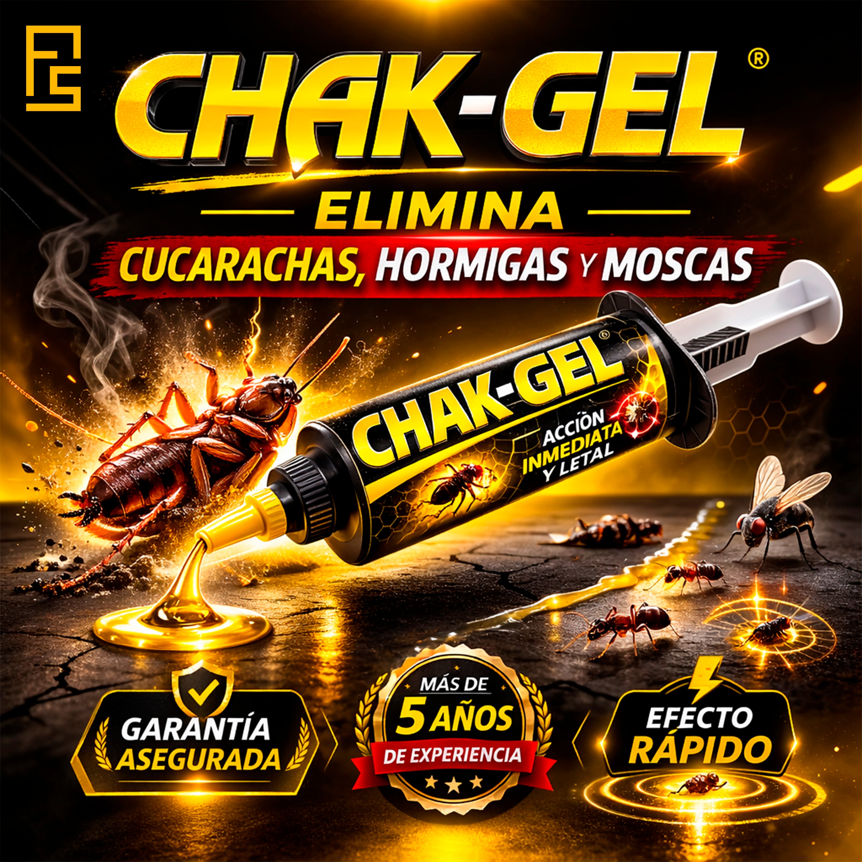CHAK- GEL ELIMINA CUCARACHAS