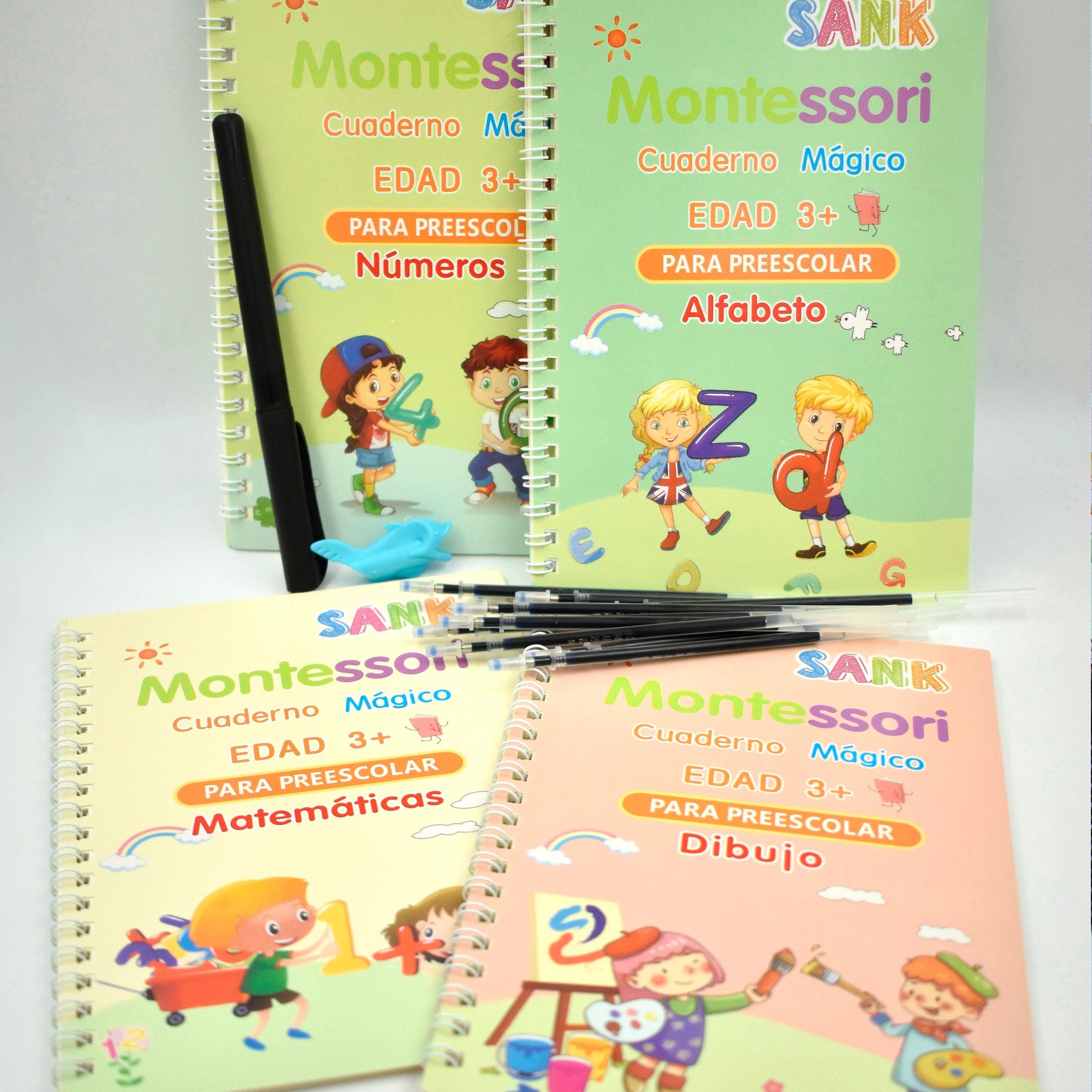 Kit Libros de caligrafia Montessori